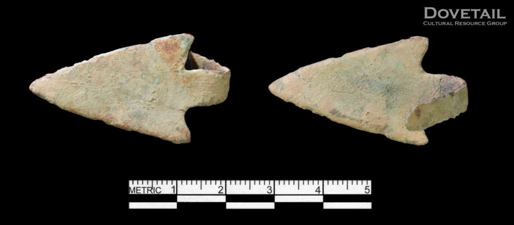 copper alloy arrowhead